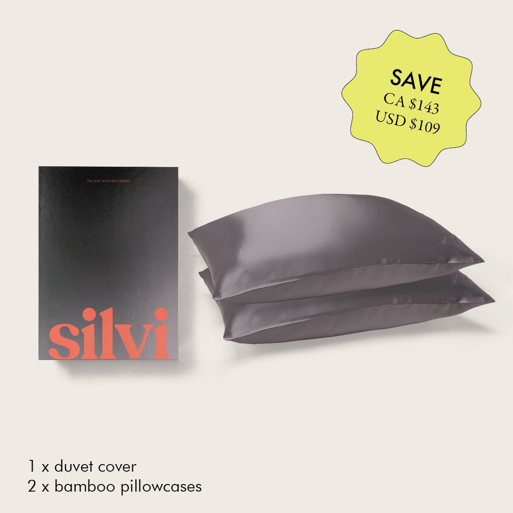 Silvi Duvet Cover & 2 Bamboo Pillowcases